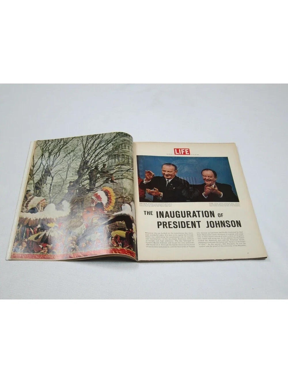 LIFE Magazine January 29, 1965 Inaugural Lyndon Johnson, Auto Ads Ford, Mercury